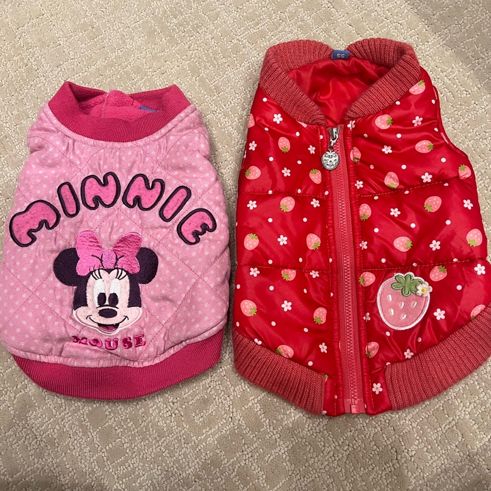 2 prffy jacket for dog
